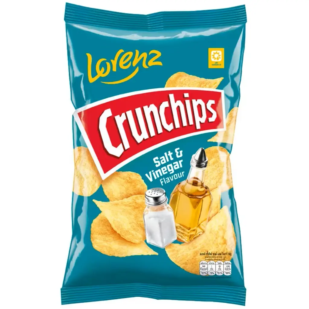 Lorenz Crunchips Salt & Vinegar 100g