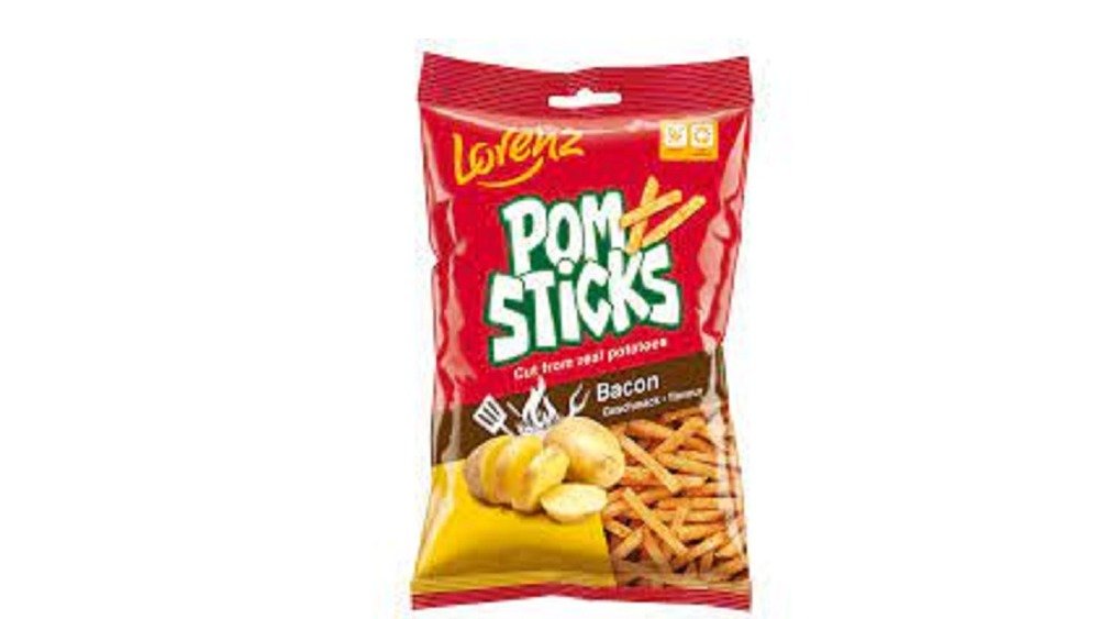 Lorenz Pom Sticks Bacon 85g