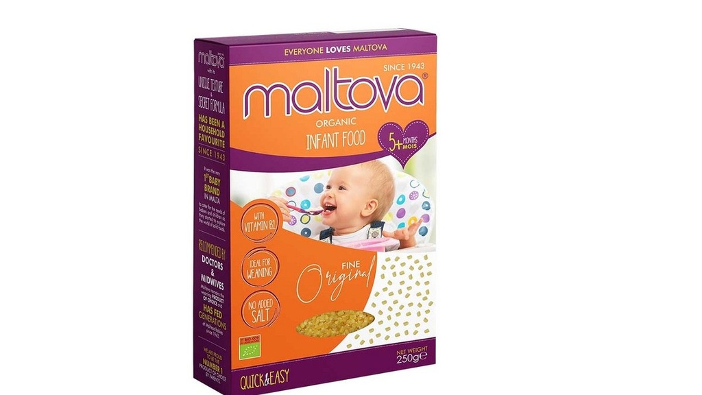 Maltova Organic Infant Food Fine Original