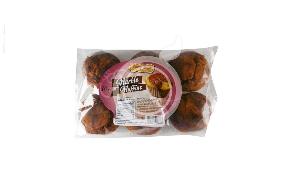 Sweet Tooth Marble Muffins 6Pcs 365g