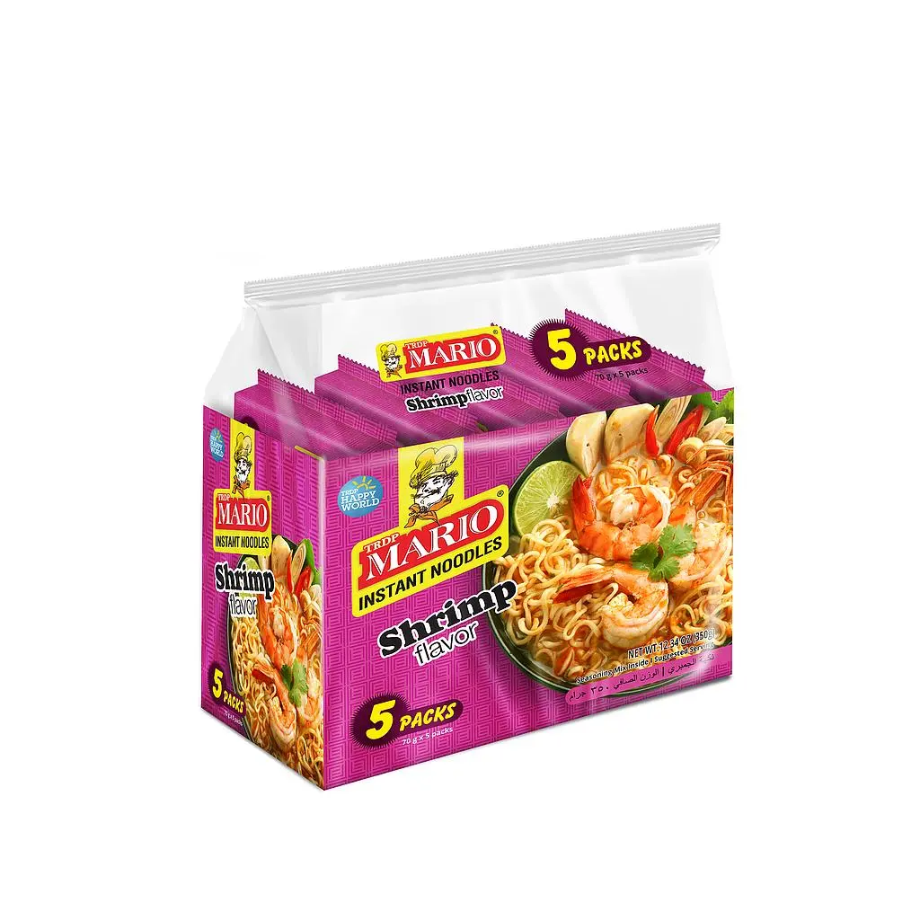 Mario Shrimp Noodles, 5 Packs1