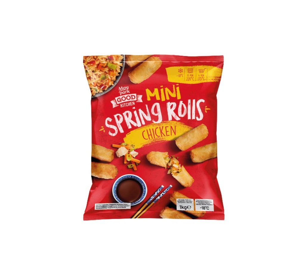 Mini Chicken Spring Rolls 1Kg