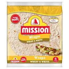 Mission Wholemeal Wraps, 6 Pack