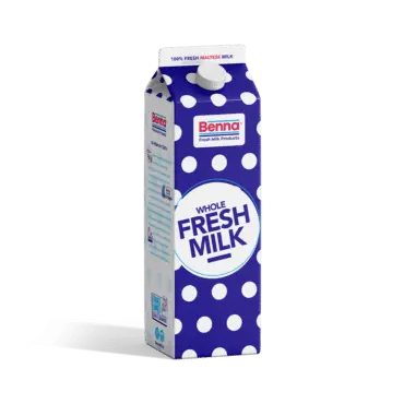 Benna Whole Fresh Milk, 1L