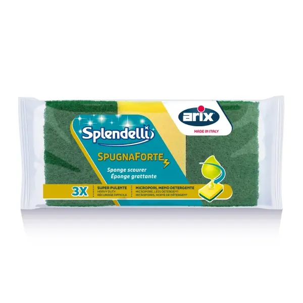Arix Scourer Sponge 3 pieces 9.9 x 6 x 2.5