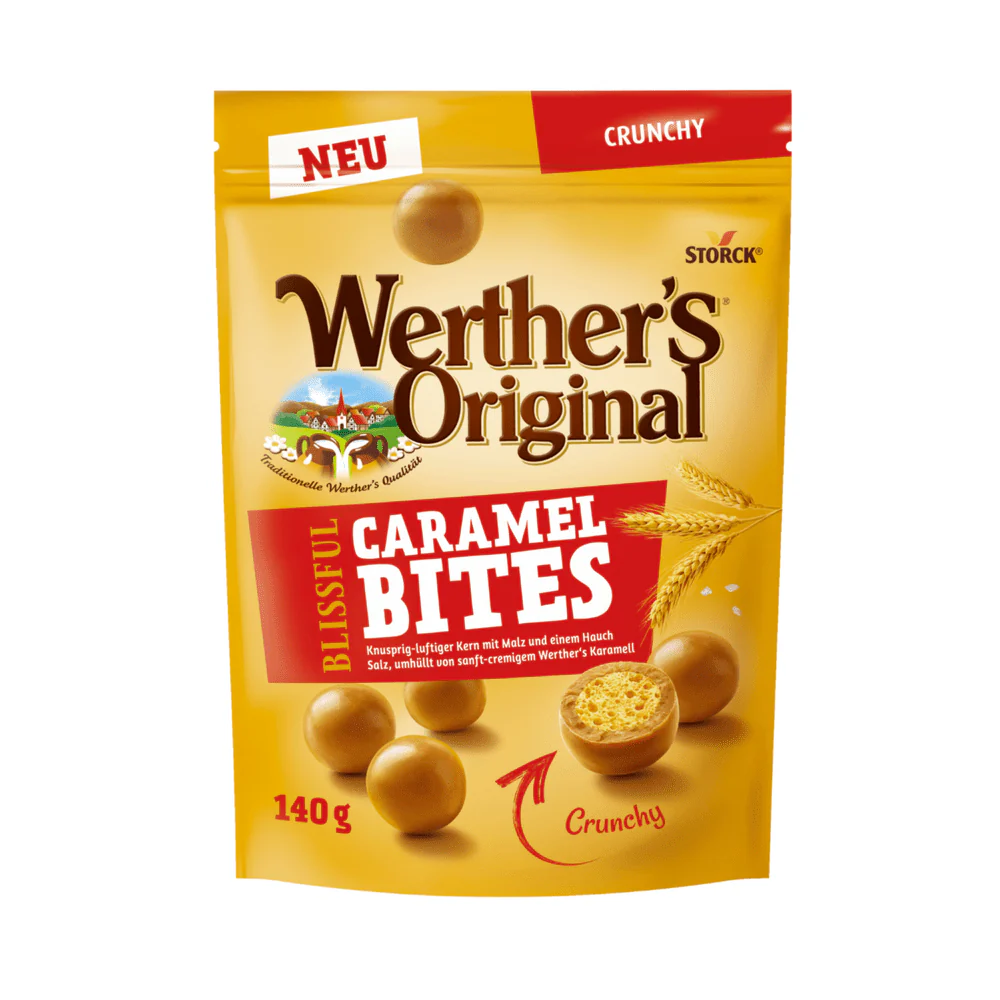 Werthers Original Caramel Blissful Bites Crunchy 140g