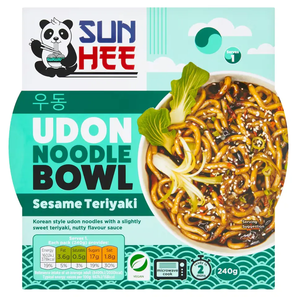 Sun Hee Sesame Teriyaki Udon Noodle Bowl 240g