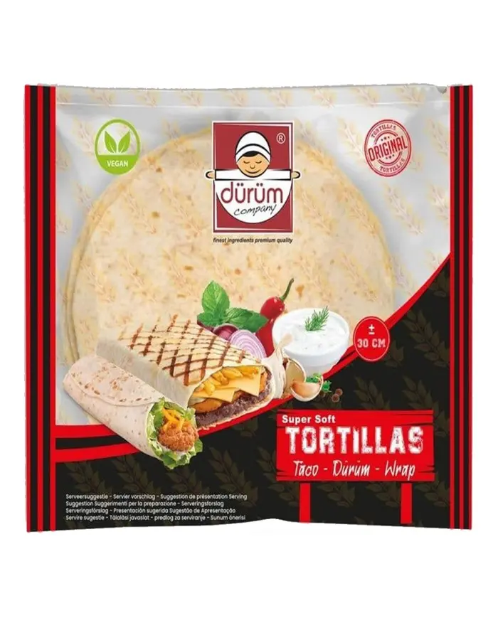 Tortillas Durum Wraps 540g