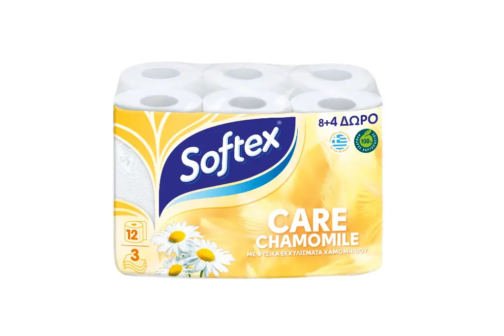 Softex Care Chamomile Toilet Paper 3Ply