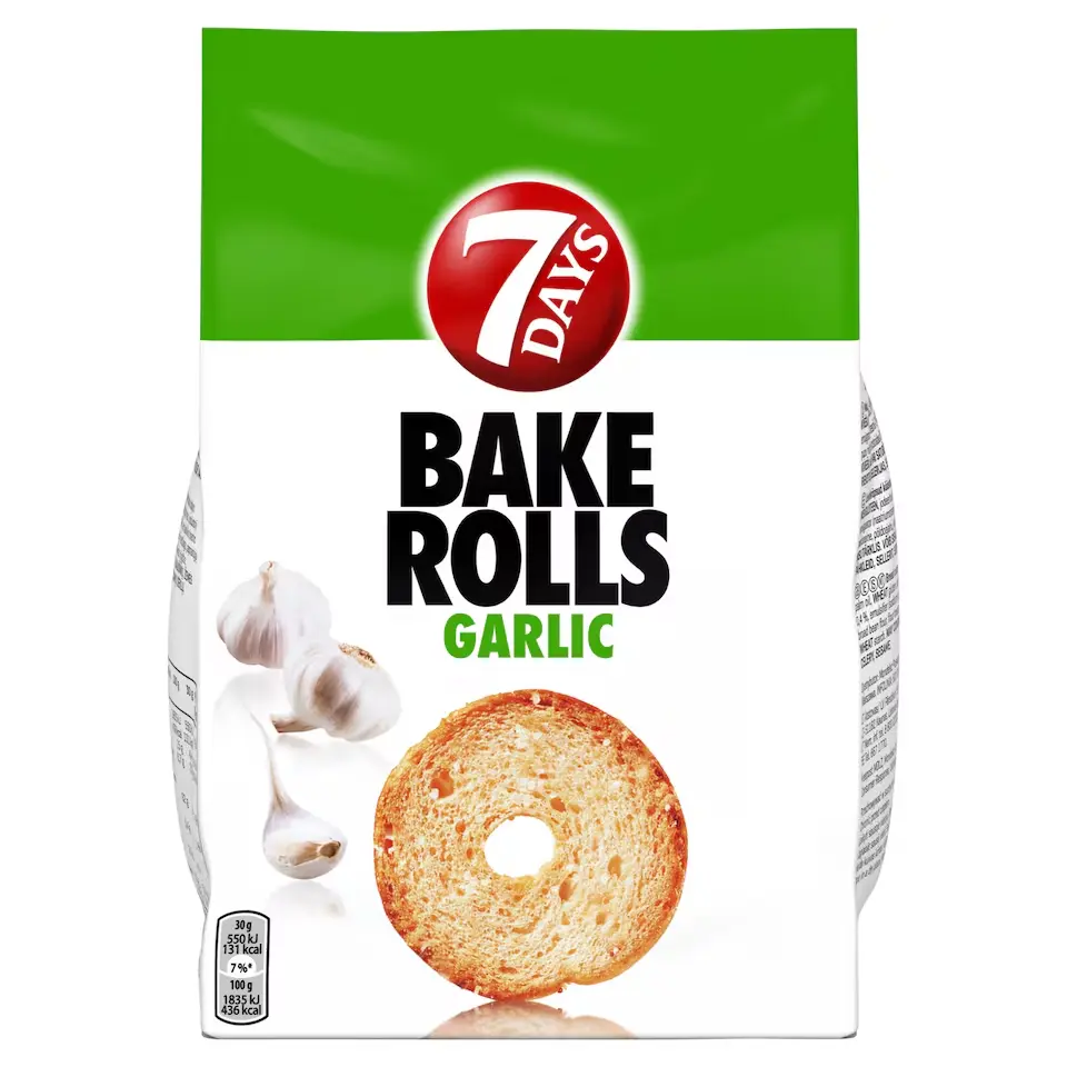 7 Days Bake Rolls Garlic 150g 50C OFF
