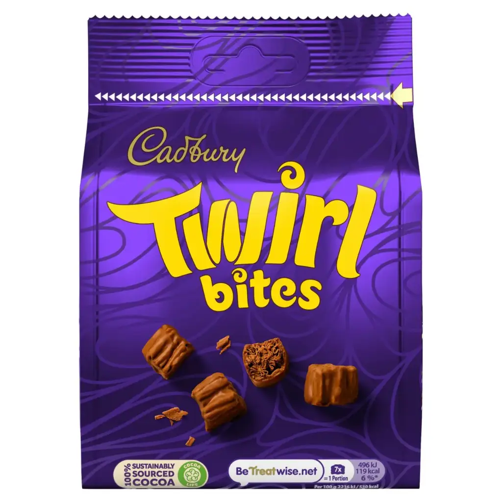 Cadbury Twirl Bites Chocolate Bag 100g 