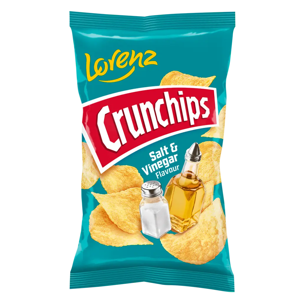 Lorenz Crunchips Salt & Vinigar Flavor 100g 30c OFF