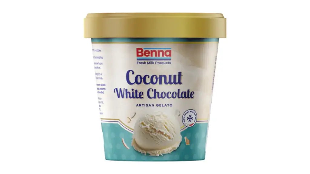 Benna Coconut White Chocolate Ice Cream 415ml