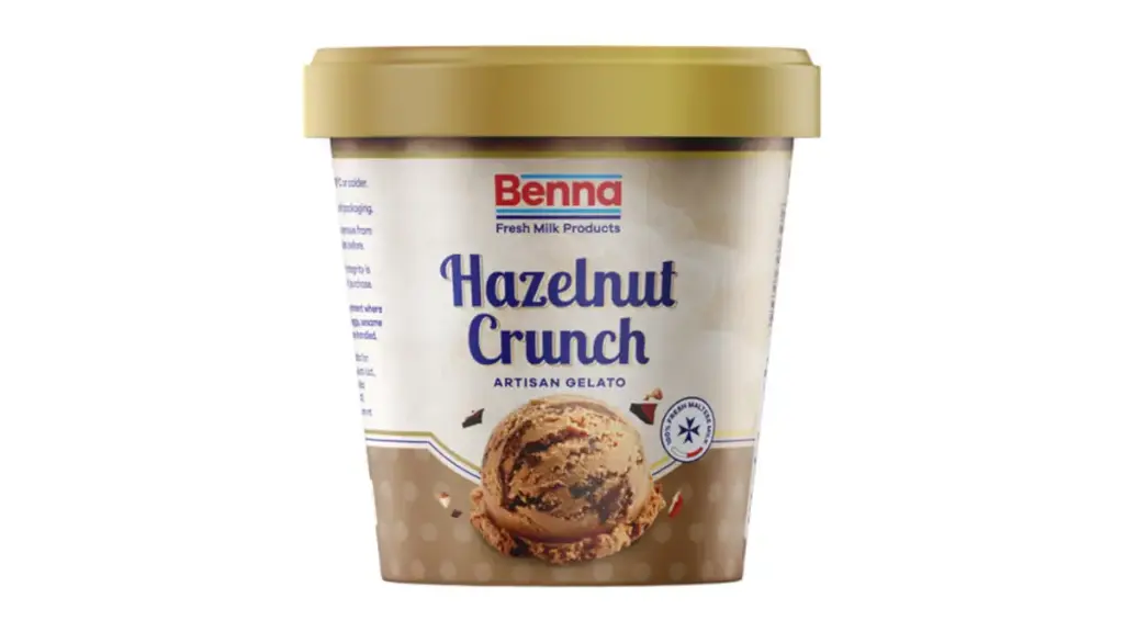 Benna Hazelnut Crunch Ice Cream 415g