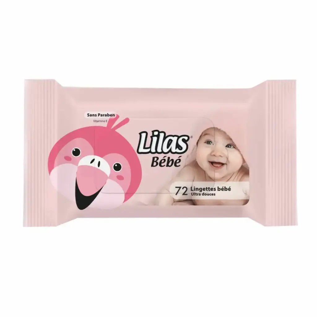 Lilas Wet Wipes Bebe 72pcs