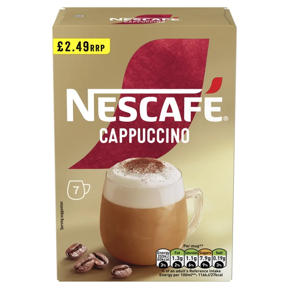 Nescafé Cappuccino 7 x 15.5g (108.5g) 