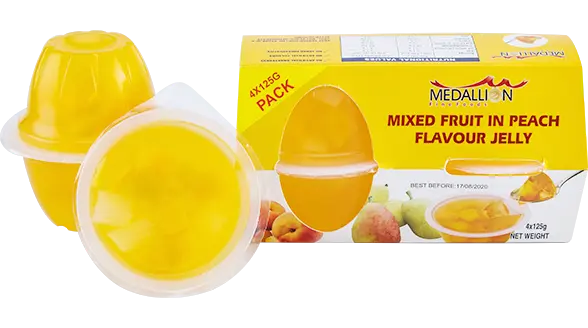 Medallion Mixed Fruit In Peach Jelly 125g (1 Unit)
