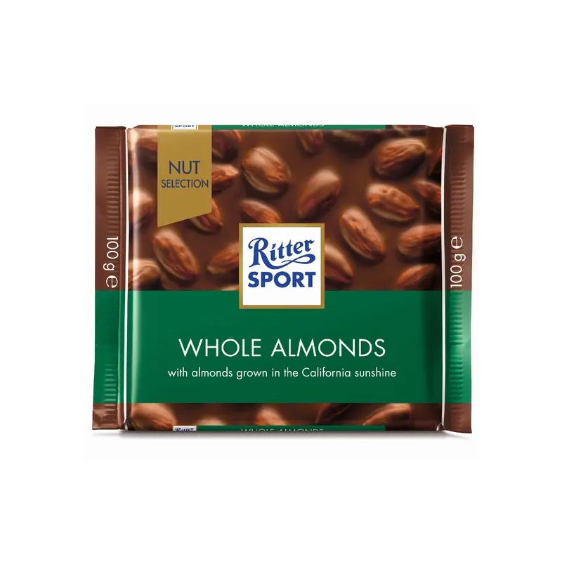  Ritter Sport Whole Almonds 100g