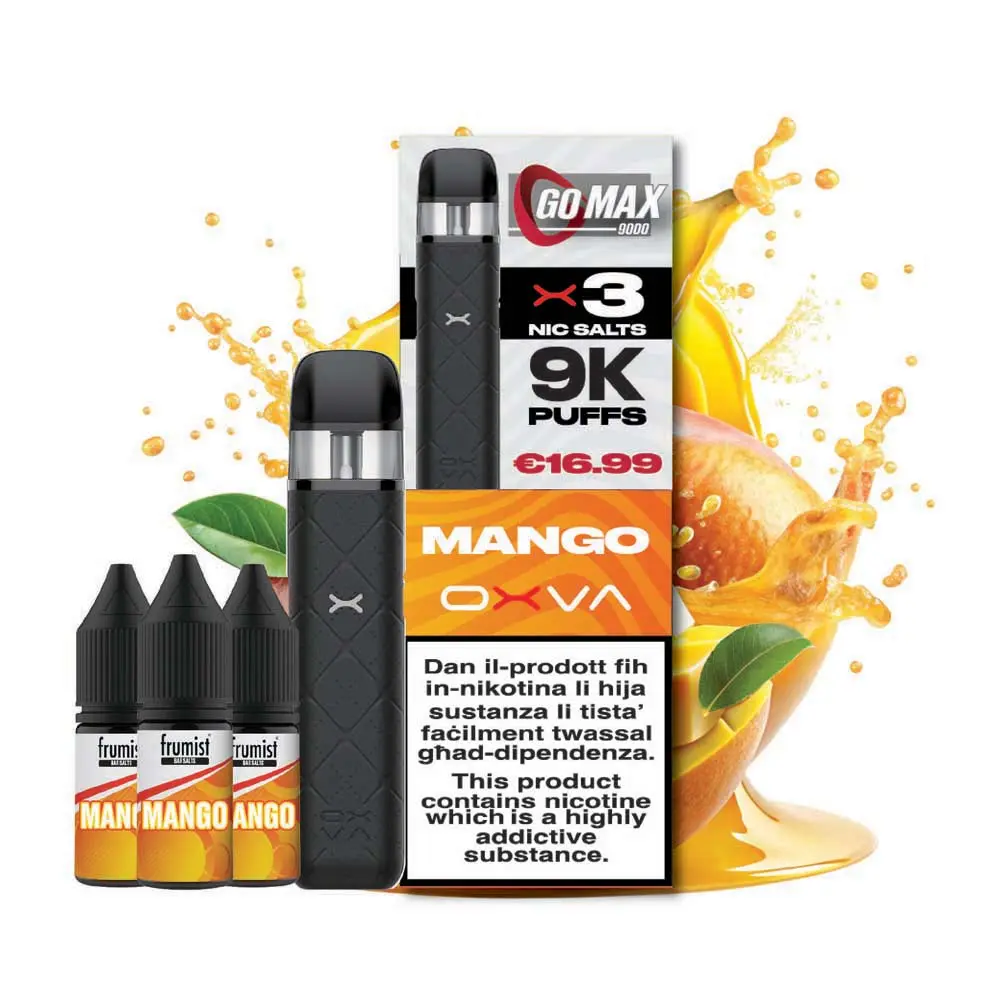 Frumist Go Max Mango Frumist GoMax 9k Puffs 