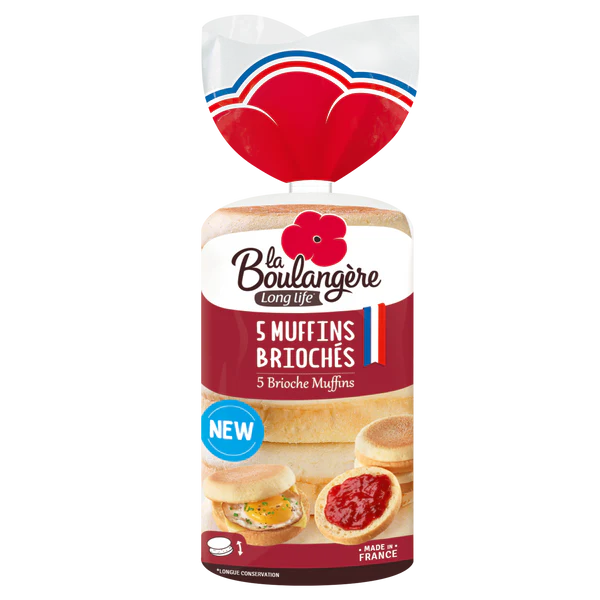 La Boulangere Brioche Muffin Nature 250g