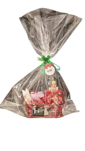 Red Christmas Basket