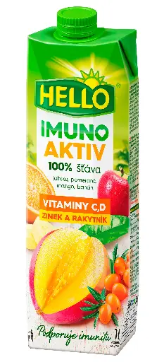 Hello Imuno Apple - Orange - Mango - Banana 1L