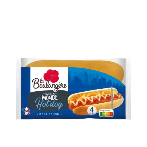 La Boulangere Pain Hot Dog 4pcs 250g