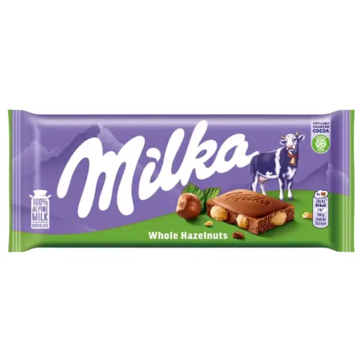 Milka Whole Hazelnut 95g