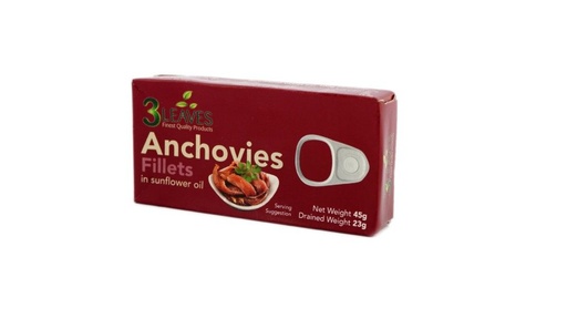 3 Leaves Anchovies 45g