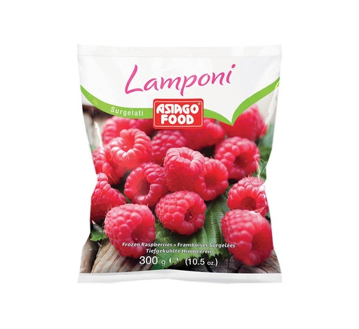 Asiago Frozen Fruit Raspberries 300g
