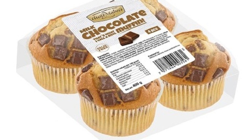 Aunt Mabel'S Filled Caramel Muffins X4