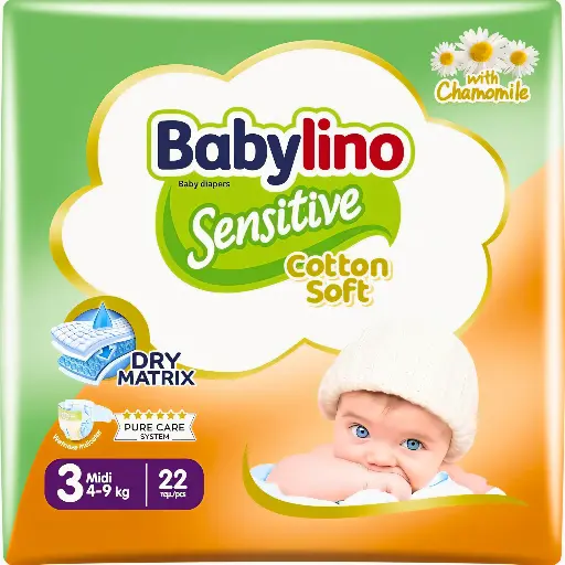 Babylino Nappy No.3 (4-9Kg) 22Pcs