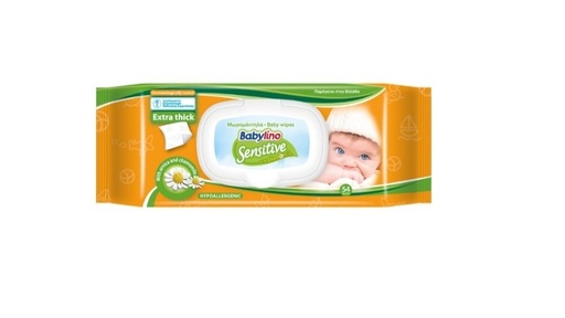 Babylino Wipes Sensitive With Camomile 54 Pcs