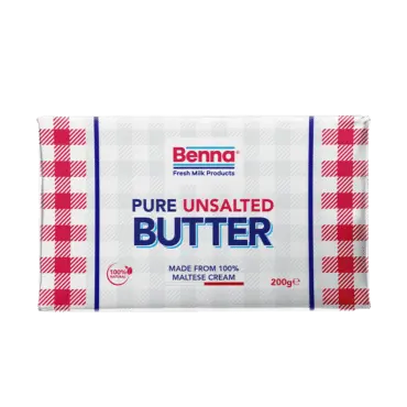 [UN. BUT. 250g] Benna Butter Unsalted 200g