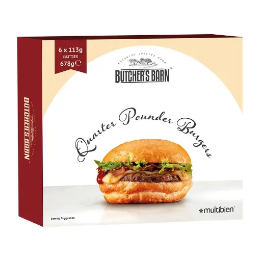 Butchers Barn Quarter Pounder Burgers