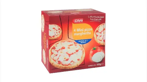 Crai Pizza 4 Mini Margherita 320g 