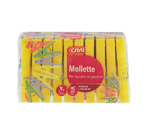 Crai Mollette Plastica X20