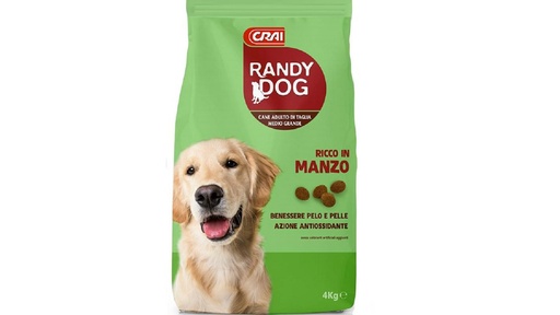 Crai Randy Dog Ricco In Manzo Adult 4Kg