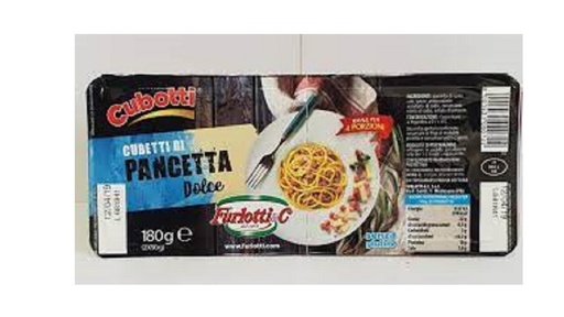 Cubetti Pancetta Dolce 180G