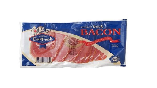 Dewfresh Smoked Back Bacon 200g