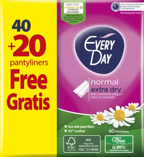 Everyday Normal Extra Dry 40 + 20