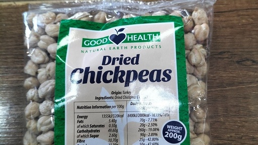 Good Health Dried Chickpeas 200G