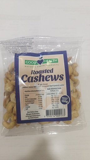 Good Health Roasted Cashew Nuts 100 g