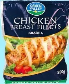 Green Valley Chicken Breast Fillets 850g