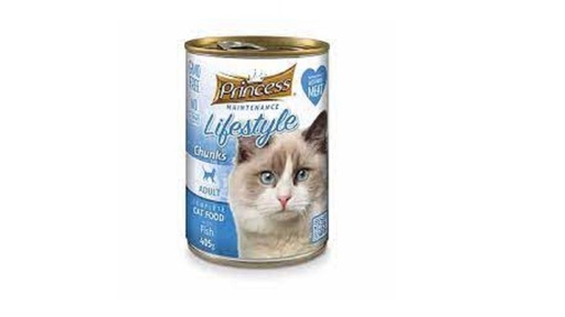 Princess Lifestyle Complete Cat Food Fish, 405G
