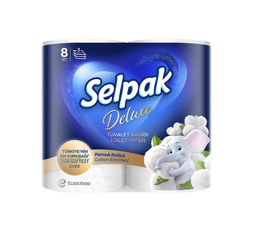 Selpak Delux Toilet Paper W/Free Uni Wipes