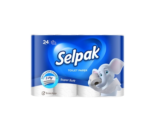 Selpak Pack Deluxe Toilet Paper x24