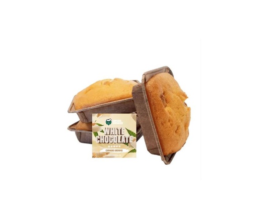 White Chocolate Cannabis Brownie