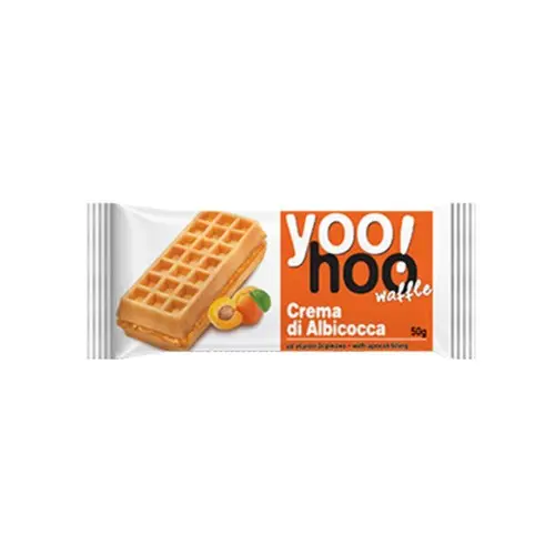 Yoo Hoo Waffles With Apricol 50g