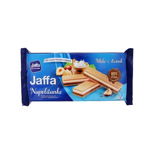 Jaffa Wafers With Milk And Hazelnut 187g